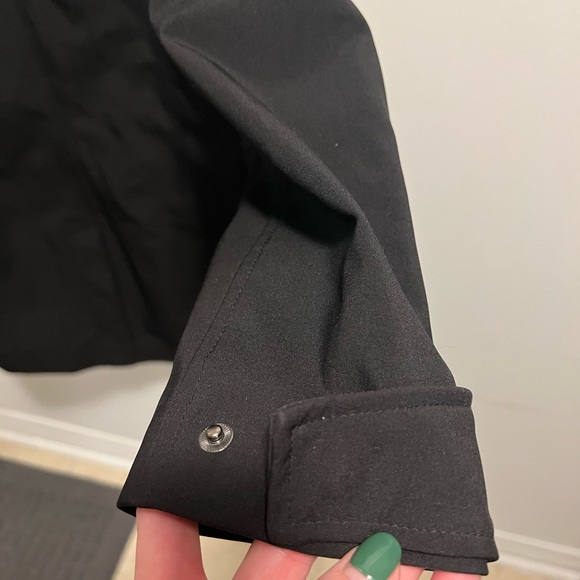 Joe Fresh black rain jacket. Size small - Picture 7 of 8